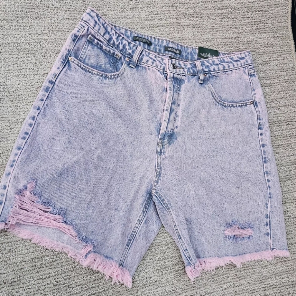 Size 14 high rize distressed women's jean shorts wild fable women's shorts